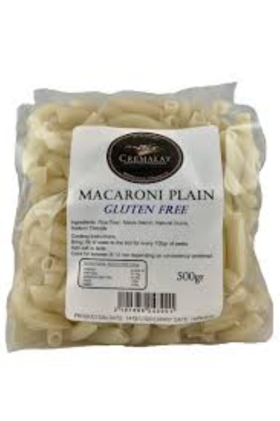 SA NC GF MACARONI PLAIN 500G
